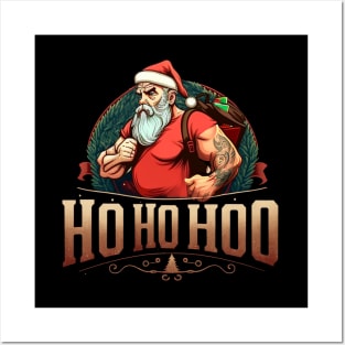 hard santa Posters and Art